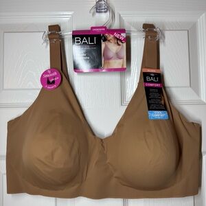 Bali Bra plus size 3X Tan Easylite Underwire Comfort Bra Full Coverage